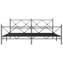 Black metal headboard and footboard bed frame 193x203 cm by vidaXL, Beds and slatted bases - Ref: Foro24-376526, Price: 140,6...
