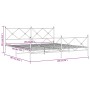 Estructura de cama cabecero y estribo metal negro 193x203 cm de vidaXL, Camas y somieres - Ref: Foro24-376526, Precio: 142,82...