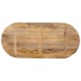 Tablero de mesa ovalado madera maciza de mango 100x40x2,5 cm by vidaXL, Table tops - Ref: Foro24-370124, Price: 53,68 €, Disc...