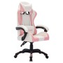 Gaming-Stuhl mit RGB-LED-Lichtern in Pink und schwarzem Kunstleder von vidaXL, Bürostühle - Ref: Foro24-288004, Preis: 157,32...