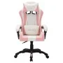 Silla gaming con luces LED RGB cuero sintético rosa y negro de vidaXL, Sillas de oficina - Ref: Foro24-288004, Precio: 168,09...