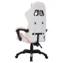 Silla gaming con luces LED RGB cuero sintético rosa y negro de vidaXL, Sillas de oficina - Ref: Foro24-288004, Precio: 168,09...