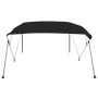 Toldo bimini de 4 arcos gris 243x250x131 cm