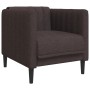 Juego de sofás 3 piezas tela marrón oscuro by vidaXL, Sofas - Ref: Foro24-3209232, Price: 712,56 €, Discount: %