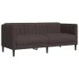 Juego de sofás 3 piezas tela marrón oscuro by vidaXL, Sofas - Ref: Foro24-3209232, Price: 701,68 €, Discount: %