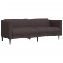 Juego de sofás 3 piezas tela marrón oscuro by vidaXL, Sofas - Ref: Foro24-3209232, Price: 712,56 €, Discount: %