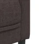 Juego de sofás 3 piezas tela marrón oscuro by vidaXL, Sofas - Ref: Foro24-3209232, Price: 701,68 €, Discount: %