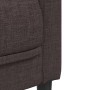 Juego de sofás 3 piezas tela marrón oscuro by vidaXL, Sofas - Ref: Foro24-3209232, Price: 712,56 €, Discount: %