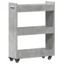 Rollcontainer aus Holzwerkstoff in Betongrau mit Rädern, 60x22x79 cm. von vidaXL, Schließfächer und Lagerschränke - Ref: Foro...