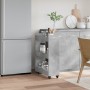 Rollcontainer aus Holzwerkstoff in Betongrau mit Rädern, 60x22x79 cm. von vidaXL, Schließfächer und Lagerschränke - Ref: Foro...