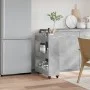 Rollcontainer aus Holzwerkstoff in Betongrau mit Rädern, 60x22x79 cm. von vidaXL, Schließfächer und Lagerschränke - Ref: Foro...