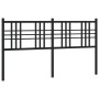 Kopfteil aus schwarzem Metall, 160 cm von vidaXL, Kopf- und Fußteile - Ref: Foro24-376359, Preis: 95,07 €, Rabatt: %