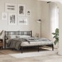 Kopfteil aus schwarzem Metall, 160 cm von vidaXL, Kopf- und Fußteile - Ref: Foro24-376359, Preis: 95,07 €, Rabatt: %