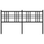 Kopfteil aus schwarzem Metall, 160 cm von vidaXL, Kopf- und Fußteile - Ref: Foro24-376359, Preis: 95,07 €, Rabatt: %