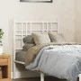 Kopfteil aus weißem Metall, 75 cm von vidaXL, Kopf- und Fußteile - Ref: Foro24-376399, Preis: 26,72 €, Rabatt: %