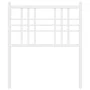 Cabecero de metal blanco 75 cm de vidaXL, Cabeceros y pies de cama - Ref: Foro24-376399, Precio: 26,72 €, Descuento: %