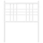 Cabecero de metal blanco 80 cm de vidaXL, Cabeceros y pies de cama - Ref: Foro24-376400, Precio: 27,67 €, Descuento: %