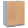 Armario de madera de ingeniería gris Sonoma 77x48x102 cm by vidaXL, Dresser Organizers and Bar Hangers - Ref: Foro24-840826, ...