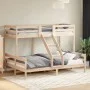 Litera de madera maciza de pino 80x200/140x200 cm de vidaXL, Camas y somieres - Ref: Foro24-3207165, Precio: 309,87 €, Descue...