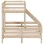 Litera de madera maciza de pino 80x200/140x200 cm de vidaXL, Camas y somieres - Ref: Foro24-3207165, Precio: 309,87 €, Descue...