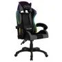 Gaming-Stuhl mit RGB-LED-Lichtern aus grauem und schwarzem Kunstleder von vidaXL, Bürostühle - Ref: Foro24-288000, Preis: 174...