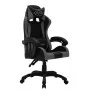 Gaming-Stuhl mit RGB-LED-Lichtern aus grauem und schwarzem Kunstleder von vidaXL, Bürostühle - Ref: Foro24-288000, Preis: 174...