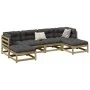Gartensitzgruppe 6-teilig aus imprägniertem Kiefernholz von vidaXL, Gartensets - Ref: Foro24-3299566, Preis: 335,17 €, Rabatt: %