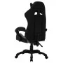 Gaming-Stuhl mit RGB-LED-Lichtern aus grauem und schwarzem Kunstleder von vidaXL, Bürostühle - Ref: Foro24-288000, Preis: 174...
