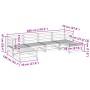 Juego de sofás de jardín 6 pzas madera maciza pino marrón cera by vidaXL, Garden sets - Ref: Foro24-3299564, Price: 372,92 €,...