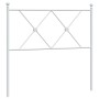 Cabecero de metal blanco 90 cm de vidaXL, Cabeceros y pies de cama - Ref: Foro24-376579, Precio: 37,91 €, Descuento: %