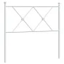 Kopfteil aus weißem Metall, 90 cm von vidaXL, Kopf- und Fußteile - Ref: Foro24-376579, Preis: 36,88 €, Rabatt: %