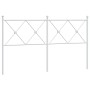 Kopfteil aus weißem Metall, 150 cm von vidaXL, Kopf- und Fußteile - Ref: Foro24-376585, Preis: 48,61 €, Rabatt: %