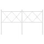 White metal headboard 150 cm by vidaXL, Headboards and footboards - Ref: Foro24-376585, Price: 47,87 €, Discount: %