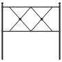 Kopfteil aus schwarzem Metall, 90 cm von vidaXL, Kopf- und Fußteile - Ref: Foro24-376530, Preis: 37,40 €, Rabatt: %