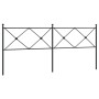 Kopfteil aus schwarzem Metall, 193 cm von vidaXL, Kopf- und Fußteile - Ref: Foro24-376539, Preis: 50,24 €, Rabatt: %