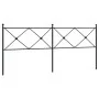 Kopfteil aus schwarzem Metall, 193 cm von vidaXL, Kopf- und Fußteile - Ref: Foro24-376539, Preis: 49,46 €, Rabatt: %