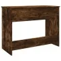 Tocador con espejo color roble ahumado 100x45x76 cm de vidaXL, Tocadores para dormitorios - Ref: Foro24-840699, Precio: 105,0...