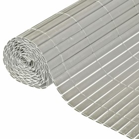 Nature Doppelseitiger Gartenzaun aus grauem PVC 1x3 m von Nature, Zaunpaneele - Ref: Foro24-428519, Preis: 40,29 €, Rabatt: %