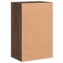 Armario almacenaje madera ingeniería marrón roble 56,5x39x90 cm