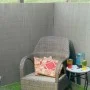 Nature Double-sided grey PVC garden screening fence 1x3 m by Nature, fence panels - Ref: Foro24-428519, Price: 43,11 €, Disco...