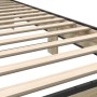 Estructura cama madera ingeniería metal roble Sonoma 75x190 cm de vidaXL, Camas y somieres - Ref: Foro24-845658, Precio: 88,1...