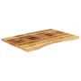 Tablero de escritorio con curva madera mango rugosa 90x60x2,5cm by vidaXL, Table tops - Ref: Foro24-370185, Price: 64,20 €, D...