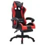 Gaming-Stuhl mit RGB-LED-Lichtern, rotem und schwarzem Kunstleder. von vidaXL, Bürostühle - Ref: Foro24-288007, Preis: 193,45...