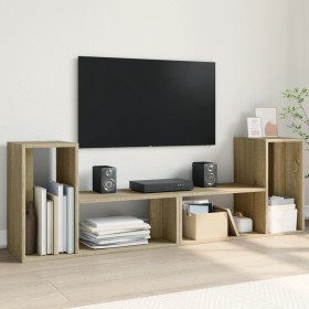 TV-Möbel 2 Stück aus Eichenholz in Sonoma-Optik, 75x30x50 cm. von vidaXL, TV-Möbel - Ref: Foro24-840788, Preis: 64,69 €, Raba...