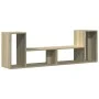 Muebles de TV 2 uds madera ingeniería roble Sonoma 75x30x50 cm by vidaXL, TV Furniture - Ref: Foro24-840788, Price: 63,69 €, ...