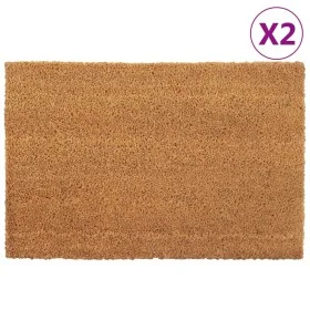 Felpudos 2 unidades fibra de coco natural 40x60 cm by vidaXL, Doormats - Ref: Foro24-155597, Price: 28,94 €, Discount: %