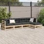 Juego de sofás de jardín 5 piezas madera maciza de pino de vidaXL, Conjuntos de jardín - Ref: Foro24-3299384, Precio: 240,74 ...