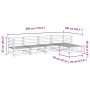 Gartensitzgruppe 5-teilig Massivholz Kiefer von vidaXL, Gartensets - Ref: Foro24-3299384, Preis: 247,34 €, Rabatt: %