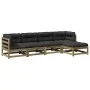 Gartensofa-Set, 5-teilig, mit Kissen, imprägnierte Kiefernholzmöbel von vidaXL, Gartensets - Ref: Foro24-3299392, Preis: 468,...