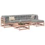Juego de sofás de jardín 6 pzas madera maciza de abeto Douglas by vidaXL, Garden sets - Ref: Foro24-3299399, Price: 311,72 €,...